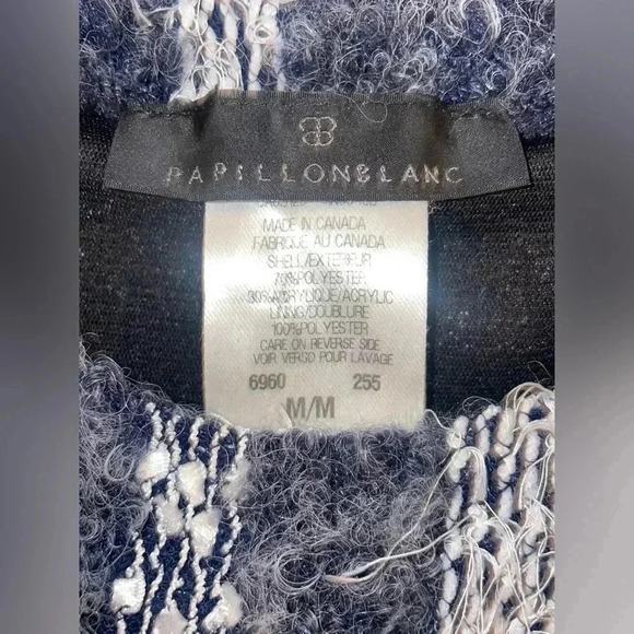 FREE💕with purchase Papillon blanc dress.medium sleeveless tank mini stripe fuzzy - Picture 10 of 10